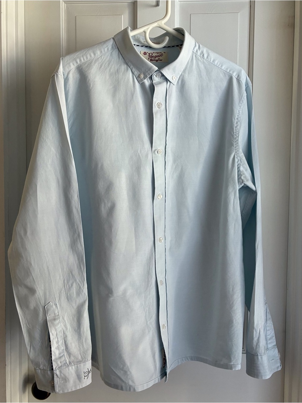 Original Penguin Munsingwear Heritage Men’s Slim Fit Long Sleeve Shirt, Size XL